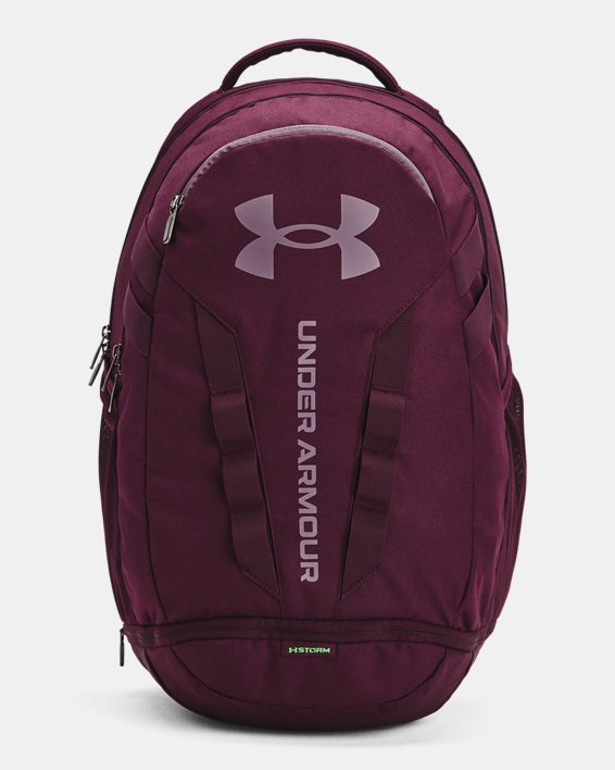 UA Hustle 5.0 Backpack, Maroon, pdpMainDesktop image number 0